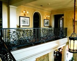 Tuscan Style Beach Villa Second Floor Landing Balcony Railing Tuscan Style Beach Villa Second Floor Landing Balcony Railing
