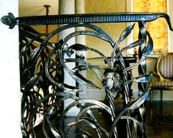 Tuscan Style Beach Villa Interior Railing Tuscan Style Beach Villa Interior Railings