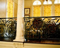Tuscan Style Beach Villa Interior Railing Tuscan Style Beach Villa Interior Railing