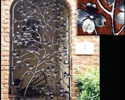 Dogwood Tree Side Entry Doorway Gate Dogwood Tree Side Entry Doorway Gate